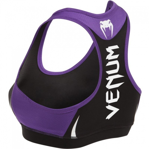 Спортивний топ Venum Body Fit Top Black Purple ціна