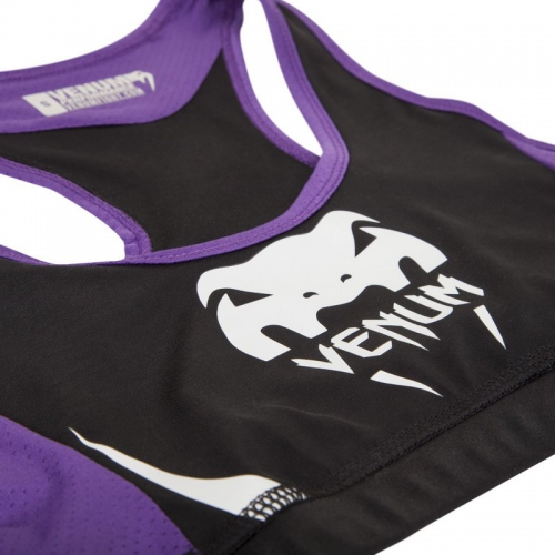 Спортивний топ Venum Body Fit Top Black Purple вартість