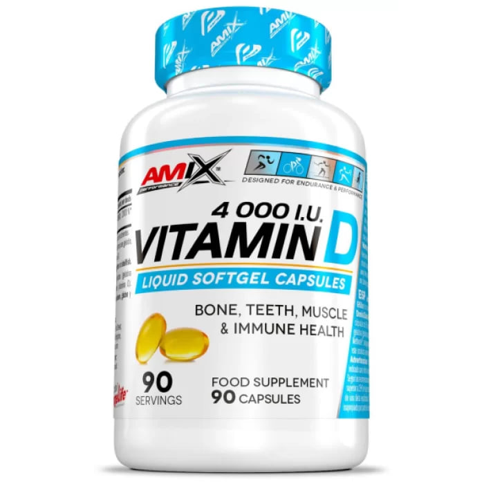 Витамины Amix Vitamin D3 4000I.U. - 90 софт гель