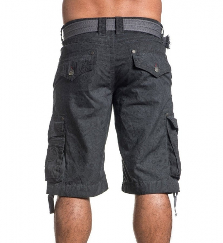 Шорты Affliction Payback Cargo Short Charcoal купити