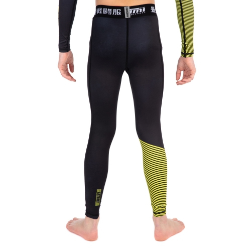 Дитячі компресійні штани Tatami Kids Essential 3.0 Spats Black Yellow купити