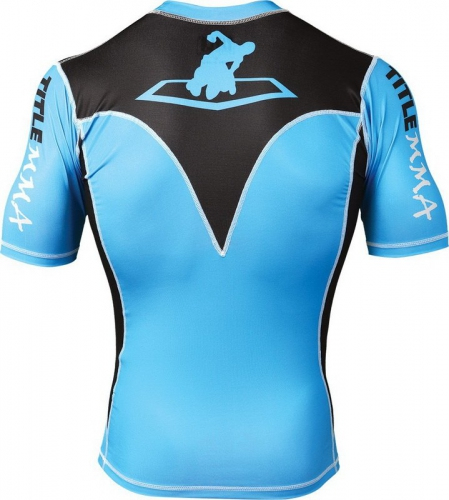 Rushguard Title MMA Intensity Rash Guard Short Sleeve Royal-Black buy