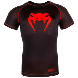 Компрессионная футболка Venum Contender 3.0 Compression T-shirt Short Sleeves Black/Red