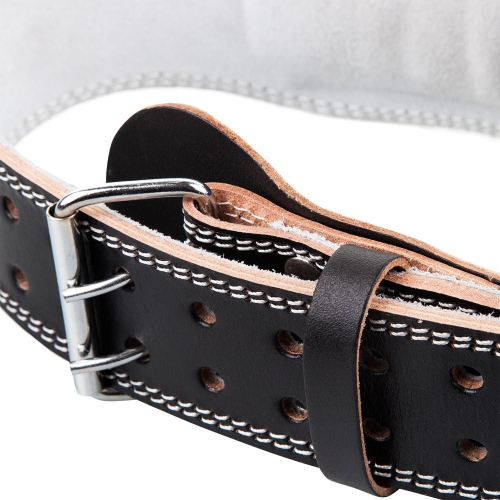 Атлетический пояс Venum Hyperlift Leather Weightifting Belt Black фото