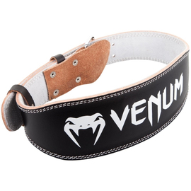 Атлетичний пояс Venum Hyperlift Leather Weightifting Belt Black, Фото № 2