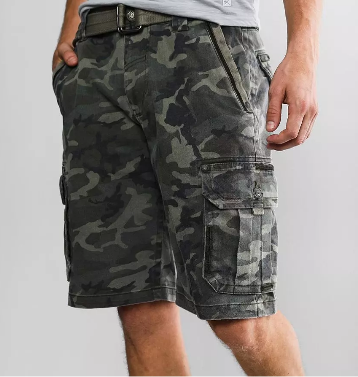 Шорти Affliction Strike Cargo Short Hunter Green