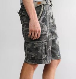 Шорти Affliction Strike Cargo Short Hunter Green, Фото № 3