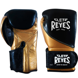 Боксерські рукавиці Cleto Reyes High Precision Leather Training Gloves Black Gold