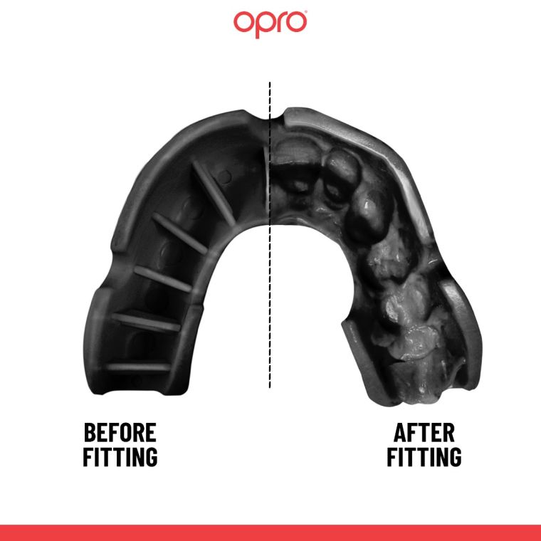 Opro Self-fit GEN5 Youth Silver White Black childrens mouth guard buy