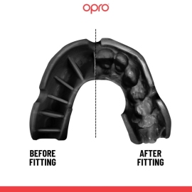 Opro Self-fit GEN5 Youth Silver White Black childrens mouth guard buy