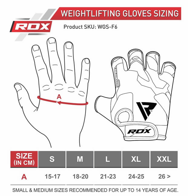 Рукавички для спортзалу RDX F6 Fitness Gym Gloves Grey розмір