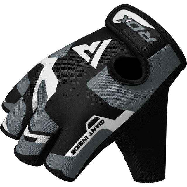 Рукавички для спортзалу RDX F6 Fitness Gym Gloves Grey ціна