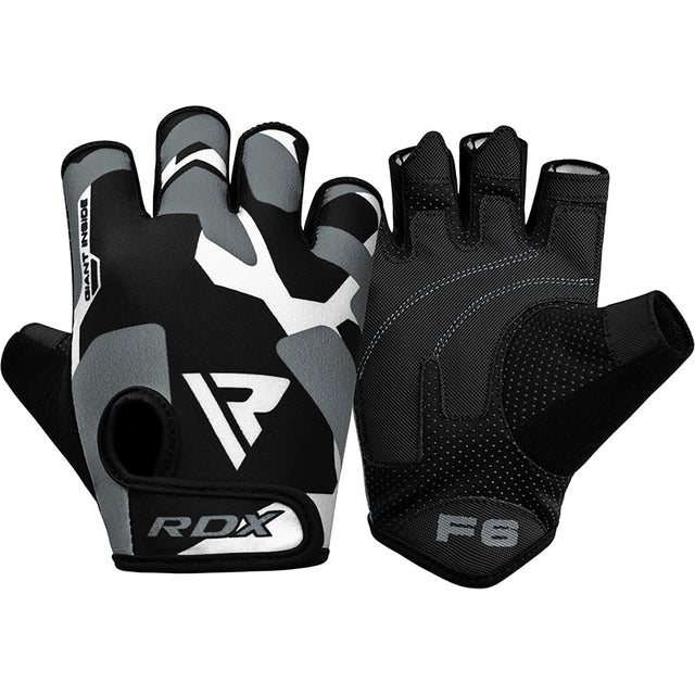 Рукавички для спортзалу RDX F6 Fitness Gym Gloves Grey купити