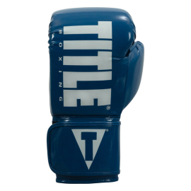 Боксерские перчатки Title Boxing Inferno Intensity Elastic Training Gloves Blue White, Фото № 2