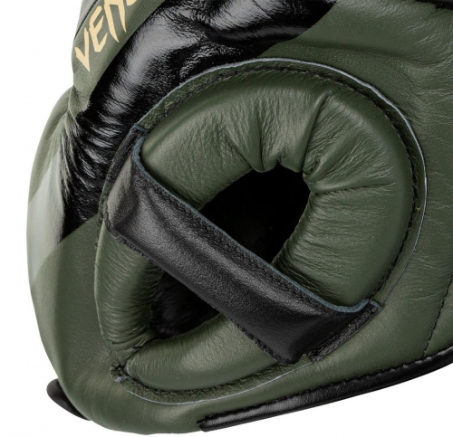 Шлем Venum Pro Boxing Headgear Linares Edition Khaki Black Gold оригинал