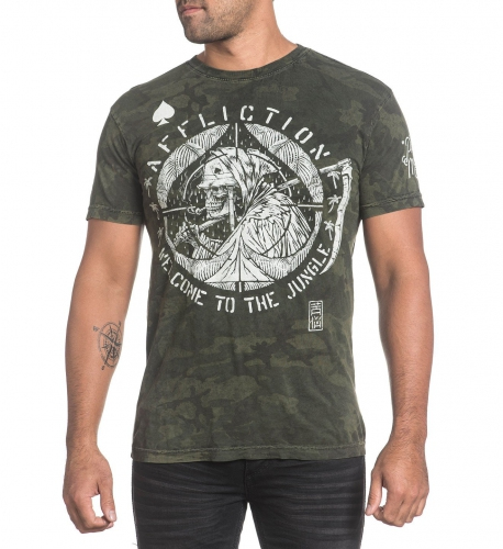 Двухсторонняя футболка Affliction Jungle T-Shirt ціна