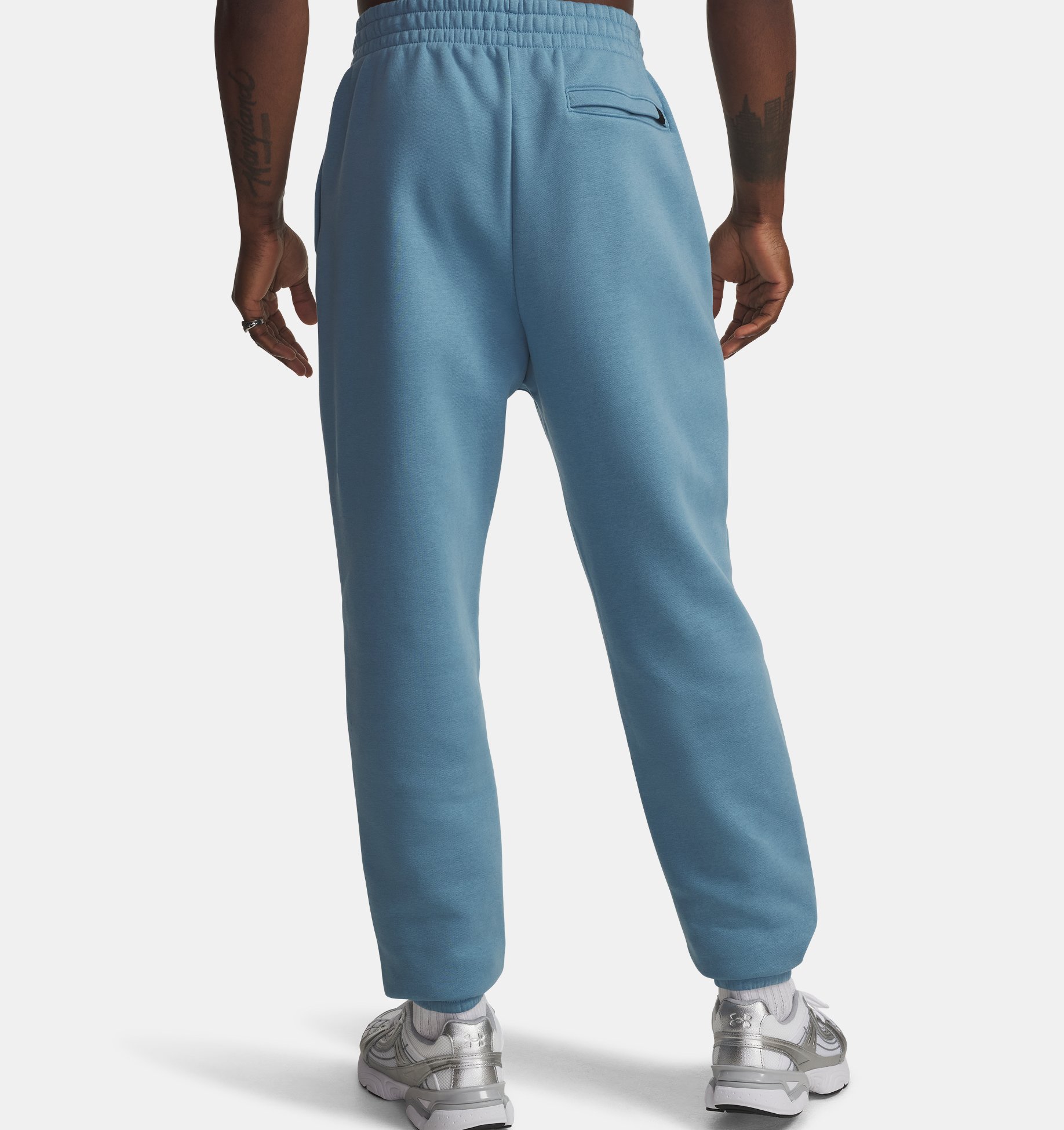 Спортивні штани Under Armour Icon Fleece Graphic Blue Smoke Black купити