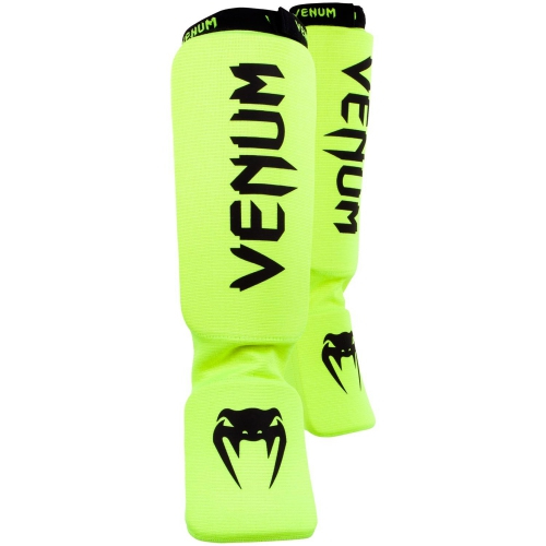 Venum Kontact Shinguards Yellow ankle protection buy