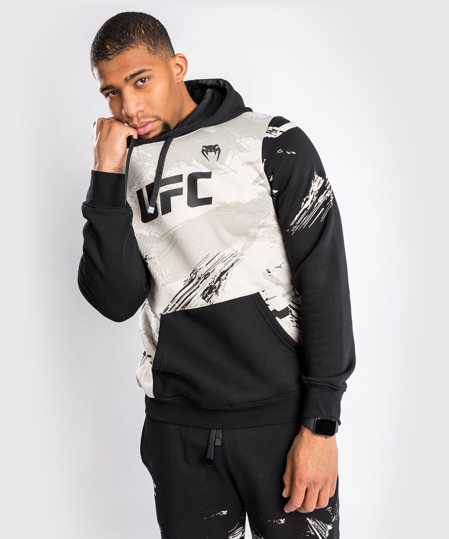 Venum UFC Authentic Fight Week Mens 2.0 Black Sand Hoodie buy