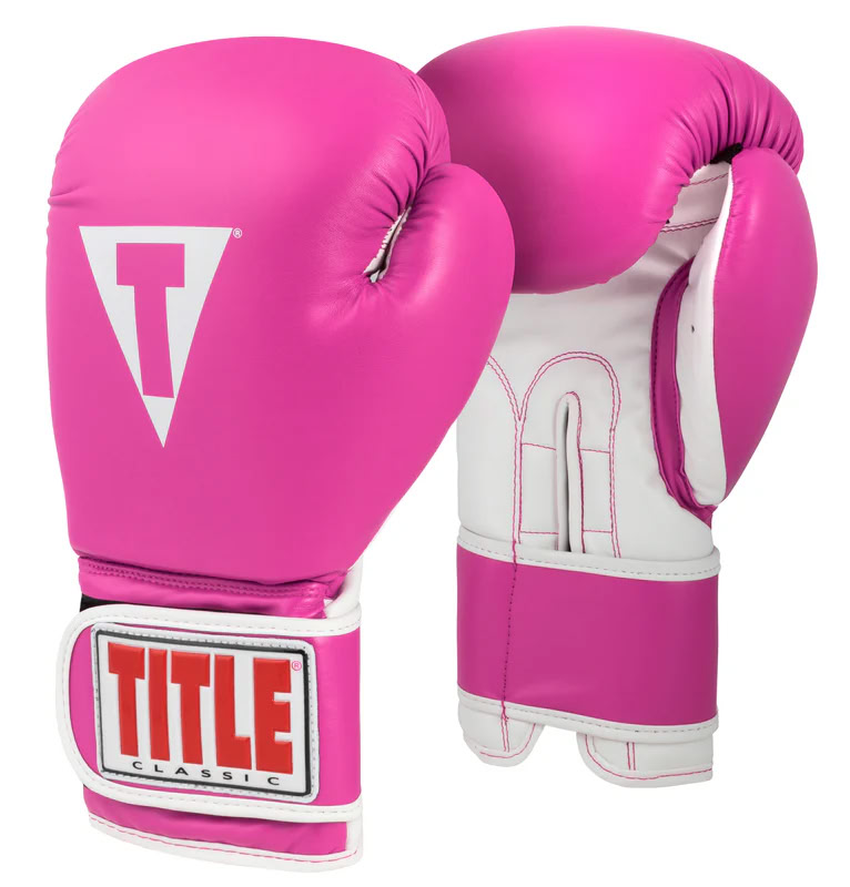 Боксерские перчатки Title Classic Pro Style Training Gloves Pink