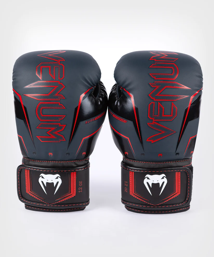 Venum Elite Evo Boxing Gloves - Navy Black Red buy