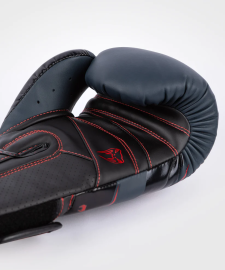 Venum Elite Evo Boxing Gloves - Navy Black Red, Photo No. 4