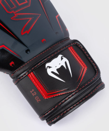 Venum Elite Evo Boxing Gloves - Navy Black Red, Photo No. 3