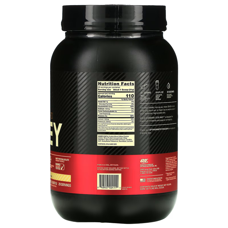 Сироватковий протеїн Optimum Nutrition Whey Gold Standart 907g French Vanilla купити