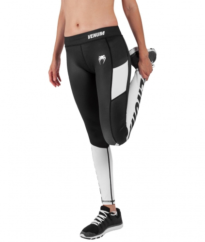 Жіночі легінси Venum Power 2.0 Leggings Black White ціна