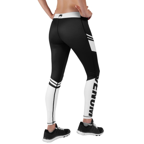 Жіночі легінси Venum Power 2.0 Leggings Black White оригінал