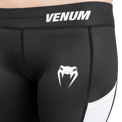 Жіночі легінси Venum Power 2.0 Leggings Black White розмір