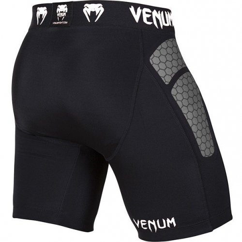 Компрессионные шорты Venum Absolute Compression Shorts Black Grey купить