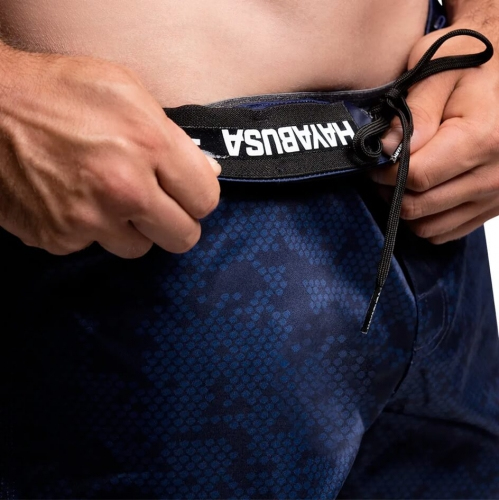 MMA shorts Hayabusa Hex Mid-Length Fight Shorts Navy size