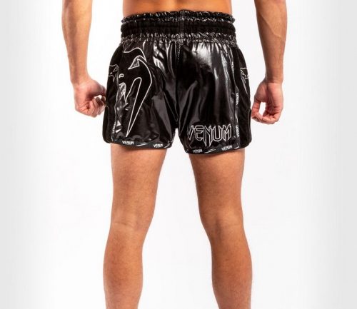 Шорты для тайского бокса Venum Giant Infinite Black Black купить