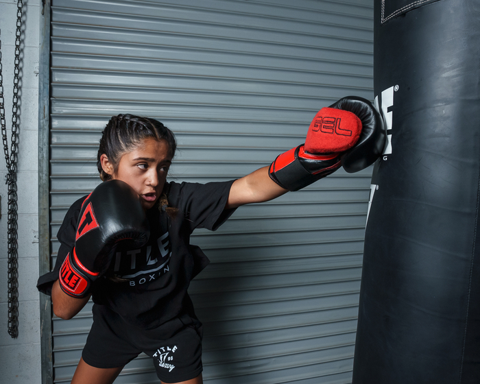 Боксерские перчатки Title Boxing All Heart Bag Gloves 2.0 Black Red фото