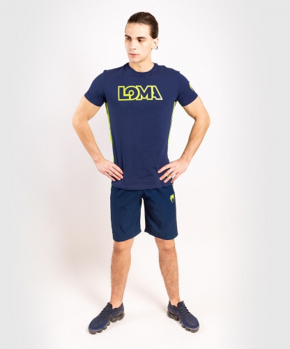 Футболка Venum Origins T-shirt Loma Edition Blue Yellow оригинал
