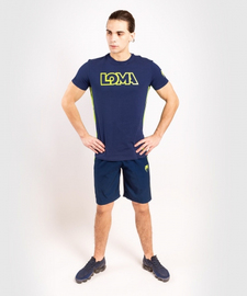 Футболка Venum Origins T-shirt Loma Edition Blue Yellow, Фото № 5