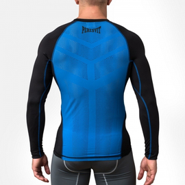 Компрессионная футболка Peresvit Air Motion Black Blue Long Sleeve, Фото № 2