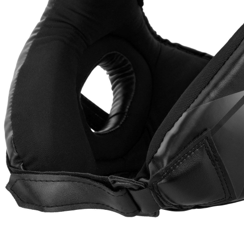 Шлем Venum Challenger Open Face Headgear Black/Black ціна