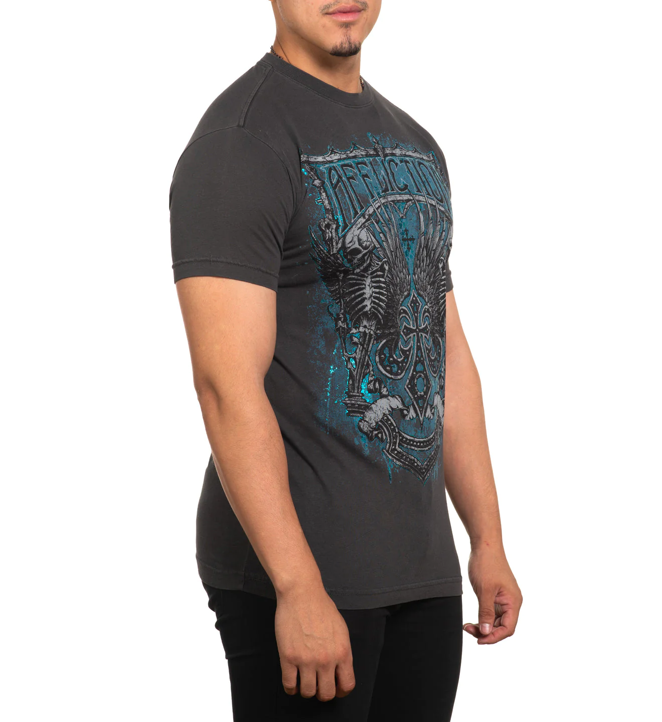 Футболка Affliction Pillar Of Souls A25823 Vtg.Black Pigment Dye ціна