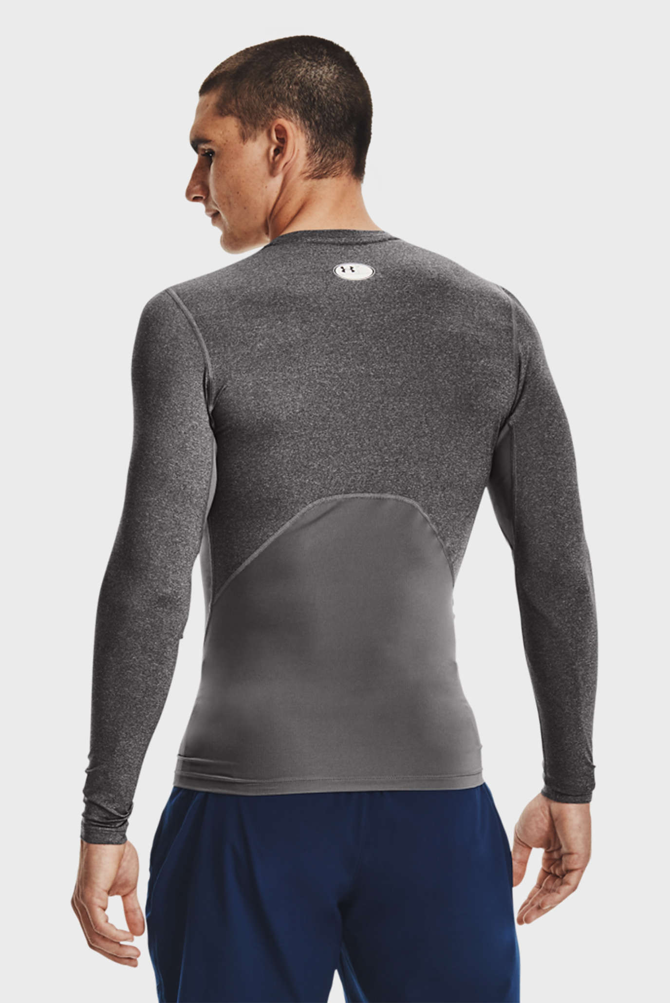 Мужская футболка с длинным рукавом Under Armour HG Armour Comp Longsleeve Grey купить