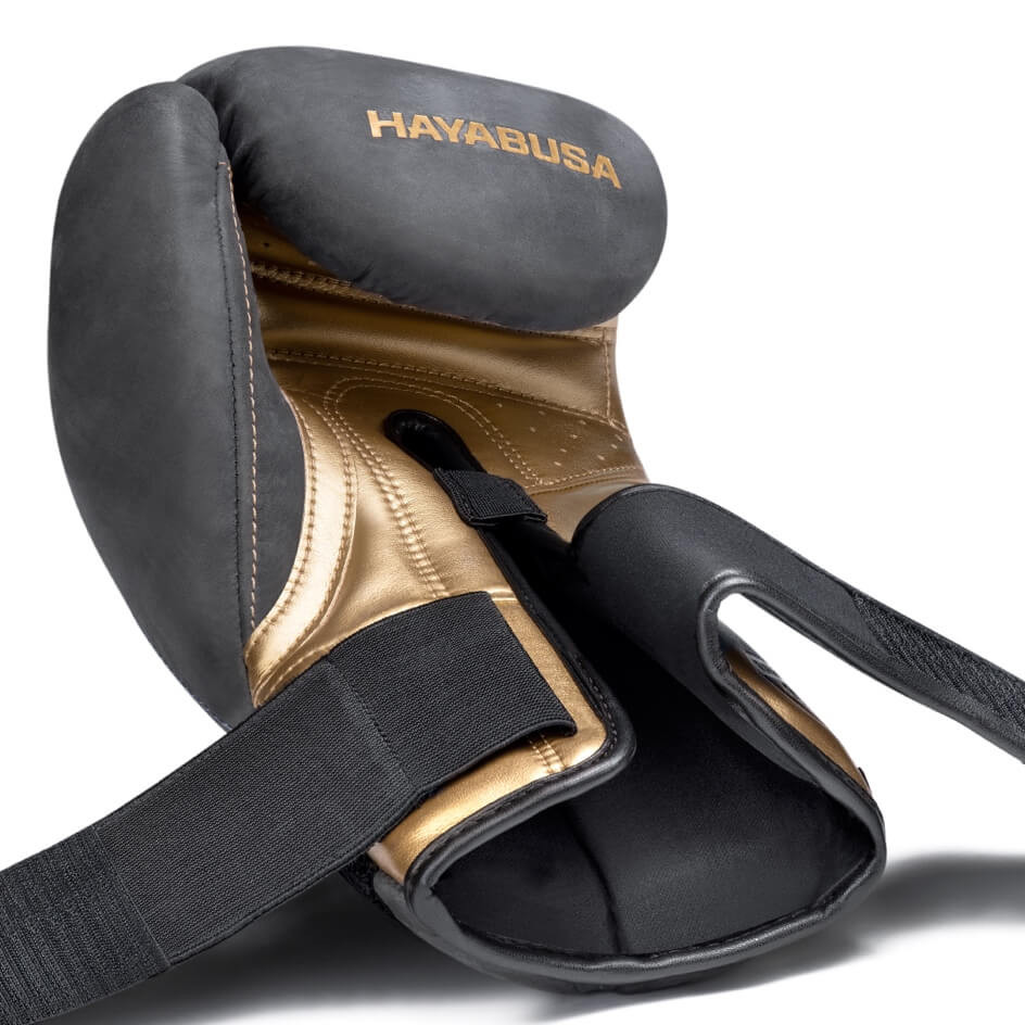 Hayabusa T3 LX Boxing Gloves Obsidian Gold buy