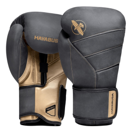 Боксерские перчатки Hayabusa T3 LX Boxing Gloves Obsidian Gold