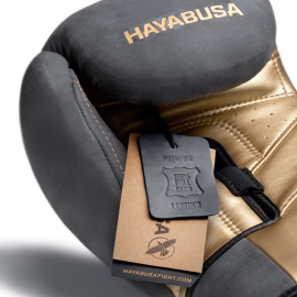 Боксерские перчатки Hayabusa T3 LX Boxing Gloves Obsidian Gold, Фото № 3