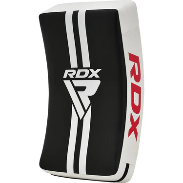 Маківара RDX T1 Curved Kick Shield with Nylon Handles White\Black купити