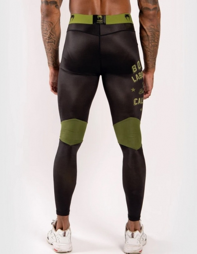 Компрессионные штаны Venum Boxing Lab Black Green купить