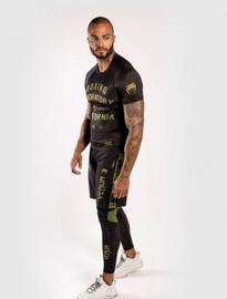 Компрессионные штаны Venum Boxing Lab Black Green, Фото № 4