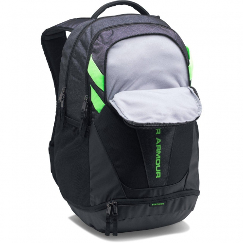 Спортивний рюкзак Under Armour Hustle 3.0 Backpack Black Lime ціна