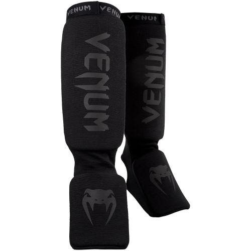 Venum Kontact Shinguards - Matte Black ankle protection buy