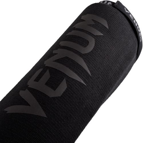 Venum Kontact Shinguards - Matte Black ankle protection original